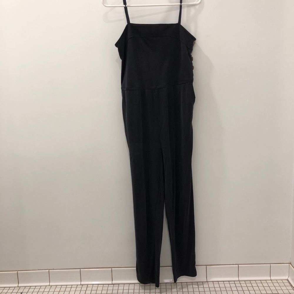 Anthropologie charcoal romper